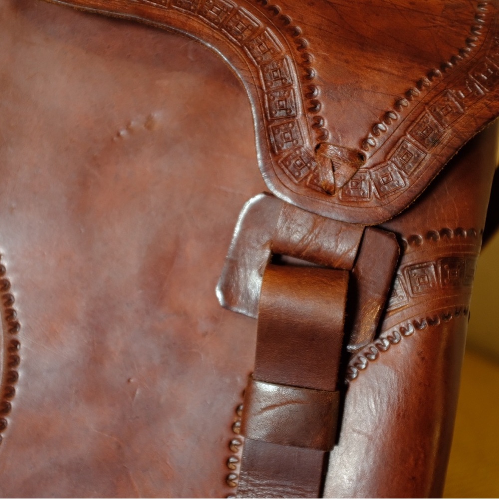 Mexican genuine leather crossbody - Picture 3 of 11